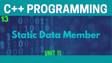 Static Data Member in C++(Urdu/Hindi)