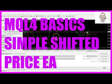 MQL4 TUTORIAL BASICS - 114 SIMPLE SHIFTED PRICE EA