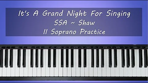 It's A Grand Night For Singing SSA Shaw - II Sopra...