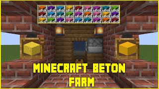 Afk Beton Farmi Minecraft Beton Farmı Concrete Farm Nasıl Yapılır ? L Minecraft Sistemler
