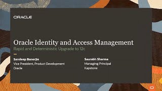 Rapid and deterministic upgrade to Oracle IAM 12c