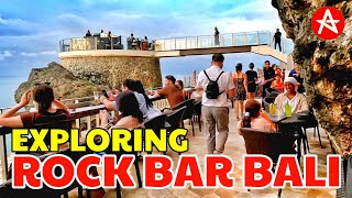FULL OF TOURIST in ROCK BAR BALI