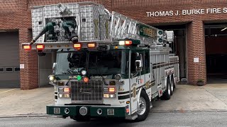 Firetrucks Responding Compilation- Ladder Trucks Responding