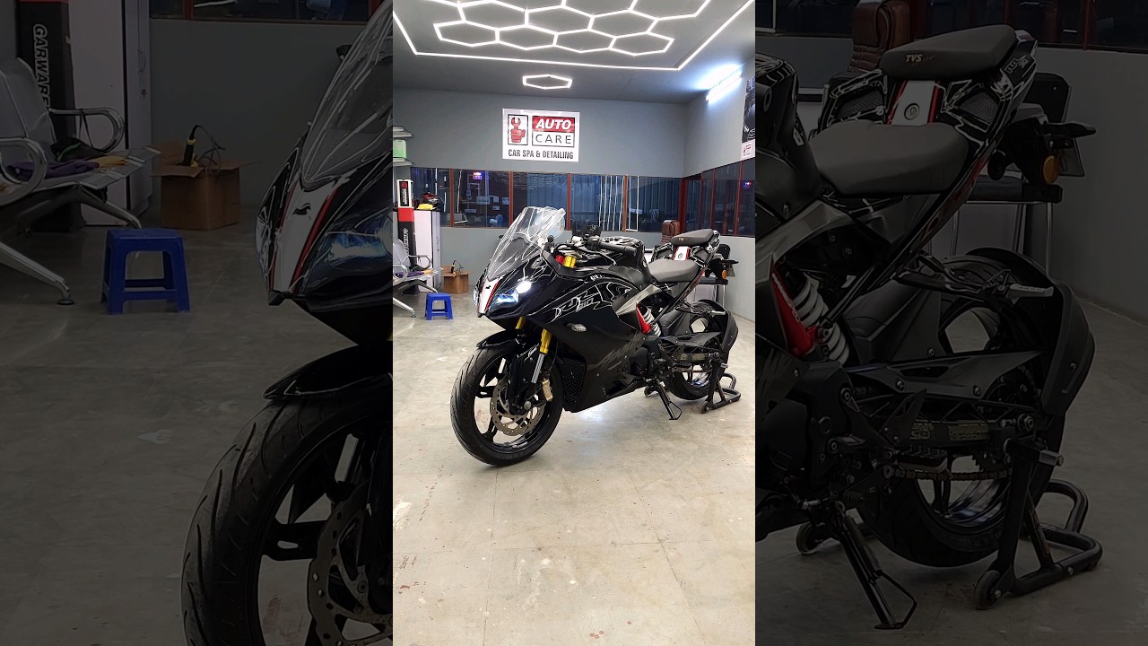 Tvs Apache rr 310 💪🏼 black 💥top speed💨 