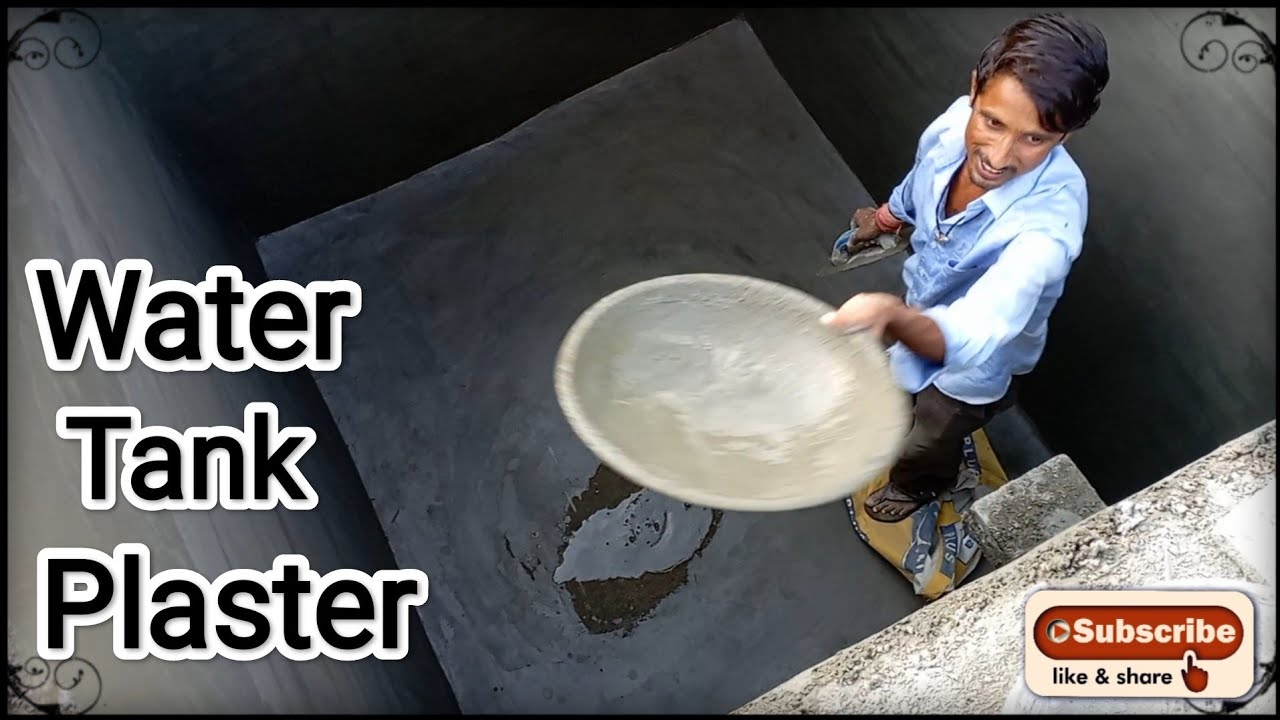 Water Tank Plaster // पानी के टैंक का प्लास्टर // प्लास्टर मास्टर ...