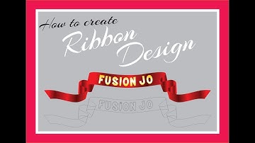 How To CREATE 3d RIBBON BASIC STYLE 2 Coreldraw tutorial
