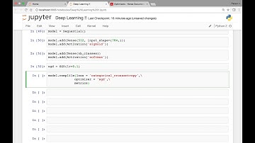 Deep Learning - Keras - Multi Layer Perceptron   Part 3