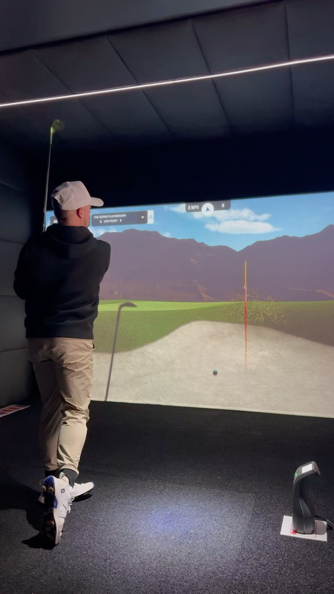 BUNKER PLAY in Golf Simulator ?️