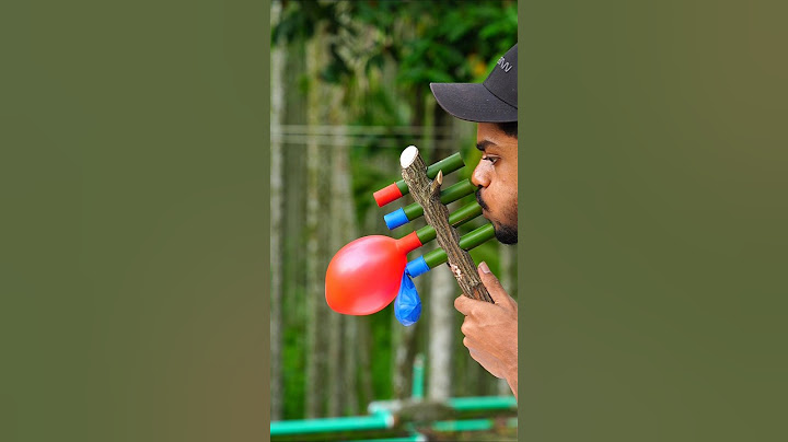 DIY Bamboo Creations with 4 Clour Balloone Slingshots #Bamboo #Slingshots #Bambooart