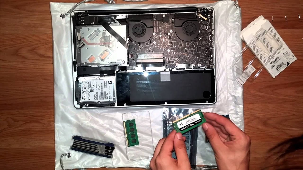 2011 MacBook Pro 15" 16 RAM Hard Drive Upgrade -