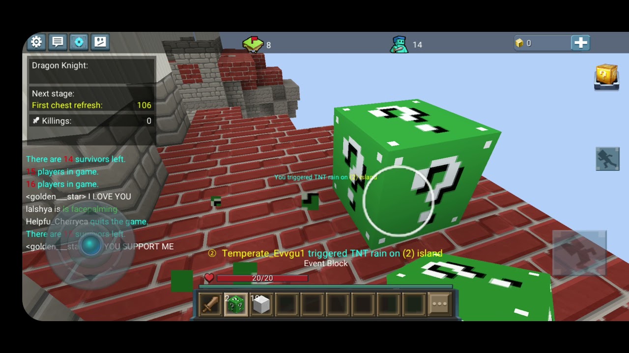 Green Hack Block green block challenge amazing easy - YouTube