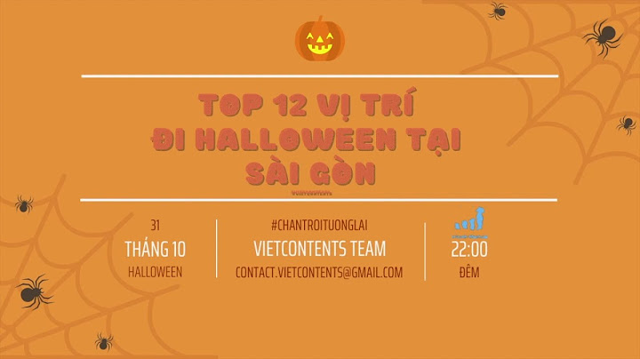 Halloween đi đâu chơi ở Sài Gòn