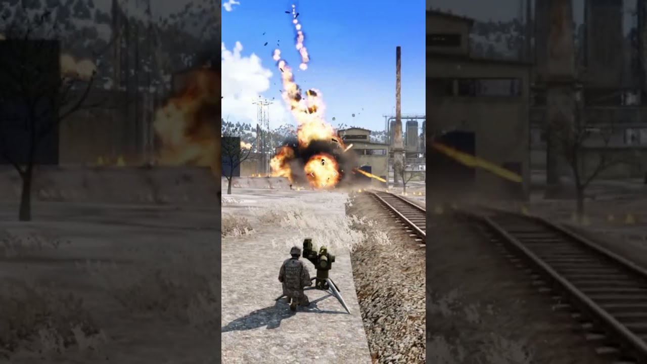 T 55 Vs TOW Tank Annihilated In Seconds Shorts