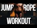 My JUMP ROPE WORKOUT for LOOSING WEIGHT WITH AN INJURY!