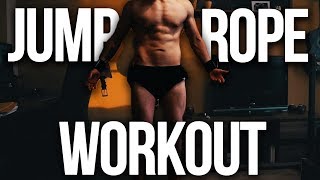 My JUMP ROPE WORKOUT for LOOSING WEIGHT WITH AN INJURY!