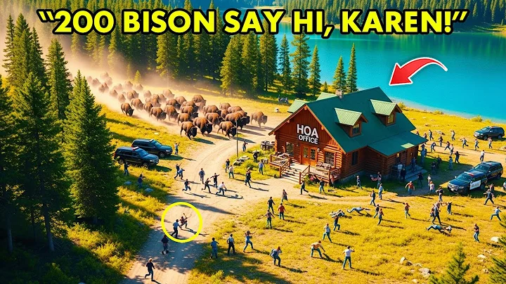 HOA Karen Destroyed My Ranch Fence — So I Released 200 Bison Into Their Office