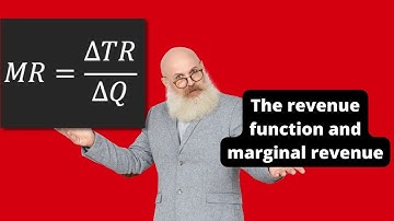 How to calculate the revenue function and marginal revenue