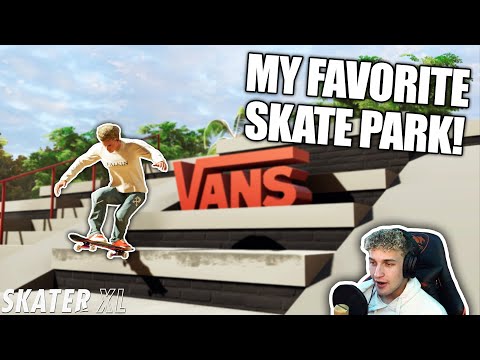 Skating my FAVORITE REAL LIFE SKATE PARK in Skater XL | Skater XL