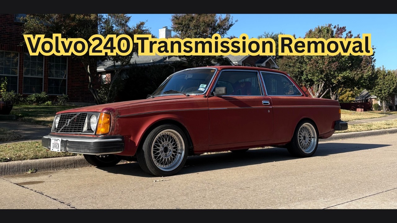 Volvo 240 Manual Transmission Removal