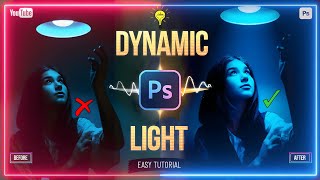 How to Create a Dynamic Light Effect in Photoshop | Easy Tutorial