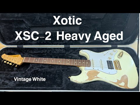 Xotic XSC-2 Heavy Aged Vintage White 2021年製 - YouTube