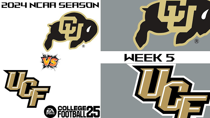 EA NCAA Football 25 Simulation: Colorado Buffaloes vs. UCF Knights | 2024 NCAA Week 5 Matchup