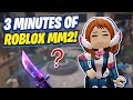 3 minutes of Roblox mm2! #roblox #mm2 #three #foryou #entertainment