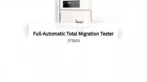 ZF3600 Full-automatic Total Migration Tester Introduction Video #migration