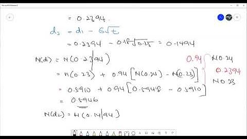Black Scholes Model - Indexes, Currency and Futures (Derivatives 1)