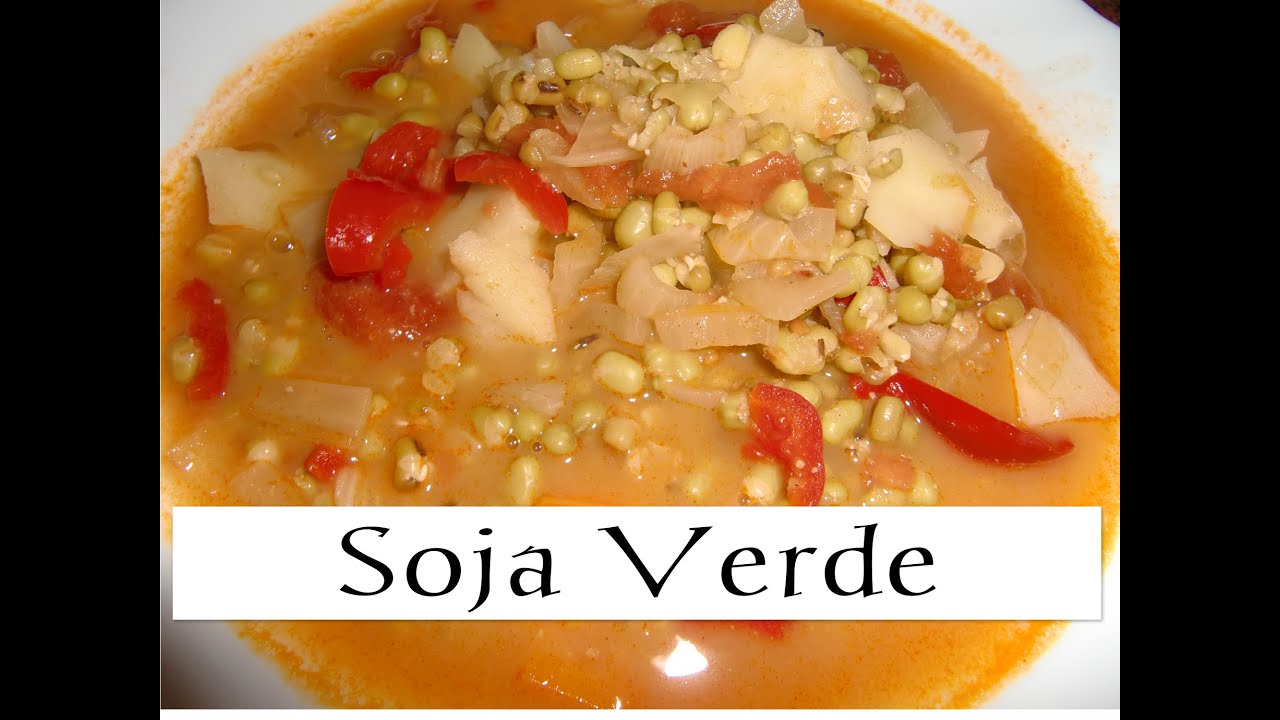 Recetas de soja verde