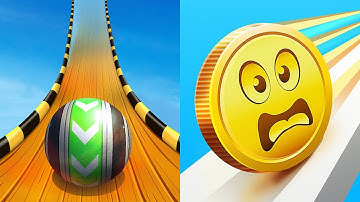 Sky Rolling Ball 3D Vs Coin Rush All Levels NEW UPDATE Gameplay Android, iOS #74