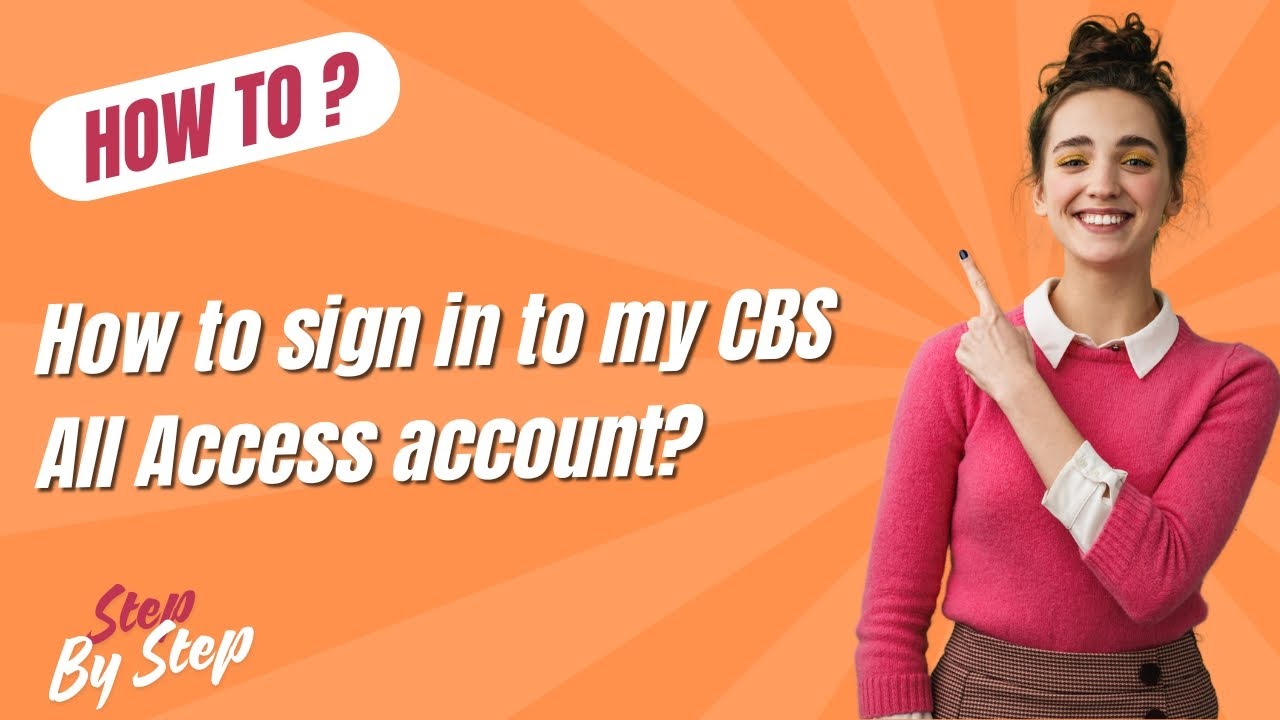How to sign in to my CBS All Access account ? - Step by Step - YouTube