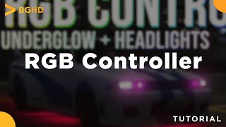 RGB Controller (Underglow + Headlights) - FiveM Resource Install/Overview