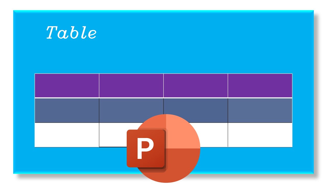 PowerPoint Tutorial: How to Create and Customize Tables in PowerPoint ...