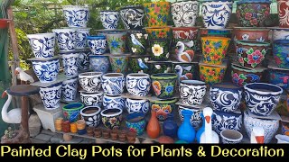 Muhammad Safdar Gamly Wala | Painted Pots for Plants & Decoration #art #truckart #pots