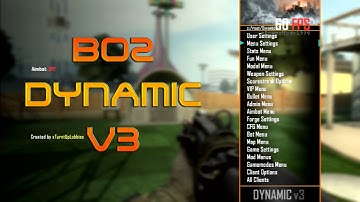 Bo2 Dynamic v3 Mod Menu + New Account Add me (: