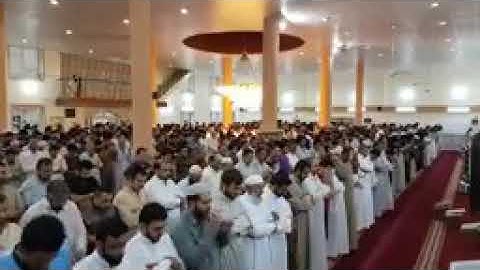 صلاة الوتر يوم 27 رمضان مع الدعاء للقارئ سعدون حمادي في جامع الراشدين الكبير