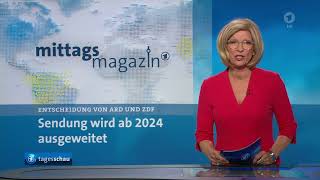 Mittagsmagazin wird auf zwei Stunden verlängert (2023)