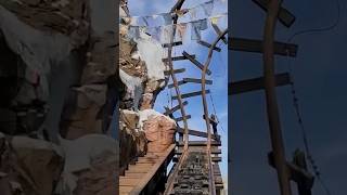 End of the track! Expedition Everest #shorts #disneyparks #rollercoaster