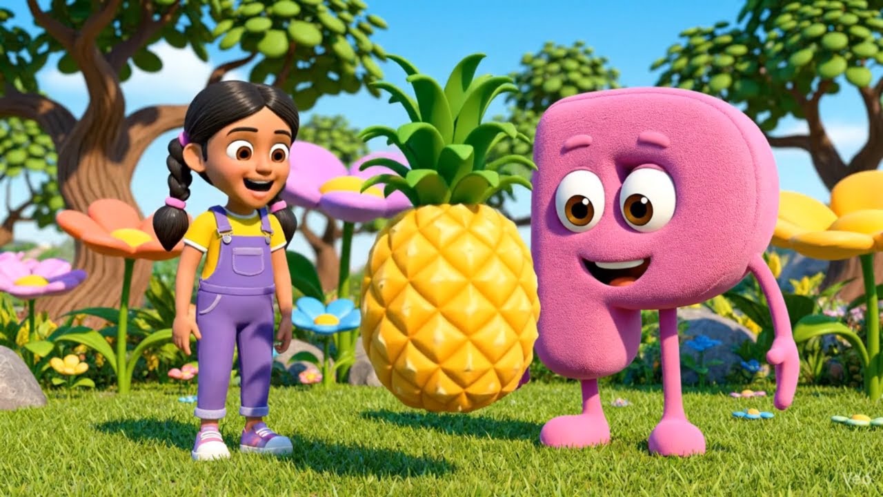 English Alphabet A–Z with Words | Educational 3D Animation for Children