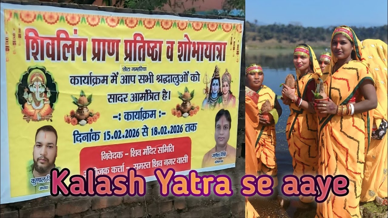 Ham Kalash Yatra Se wapas Aaye 🛕🪬🙏🏻.@Abjaautoexpress 