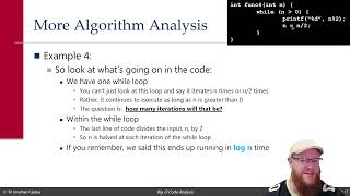 Big-O --- Code Analysis