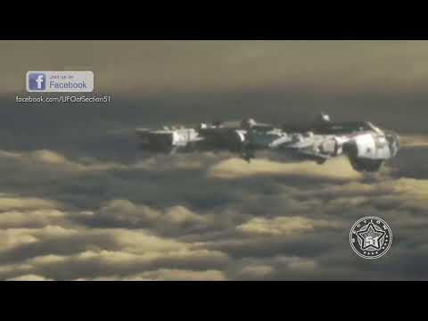 UFO Sighting UFO in the clouds RUSSIA 👽 CGI