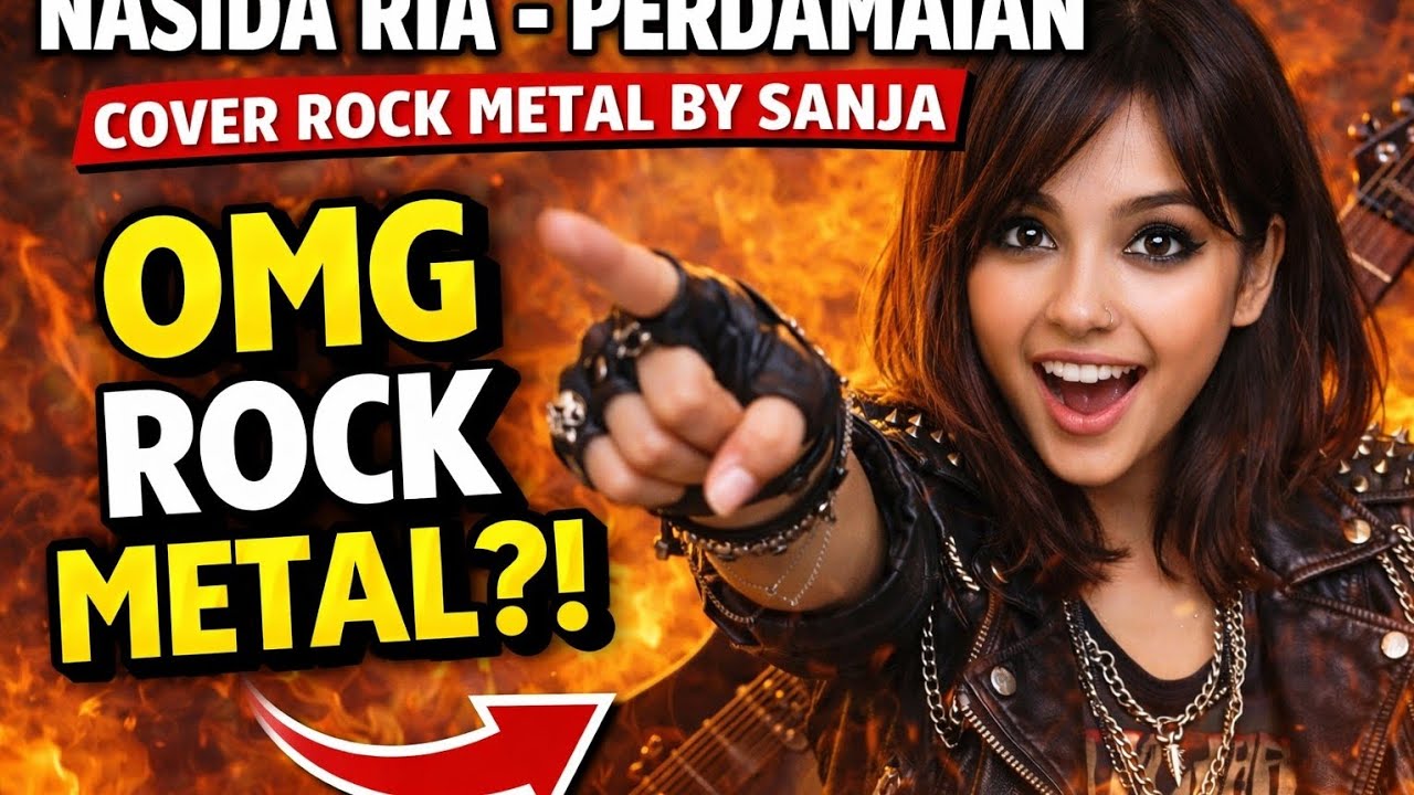 Nasida Ria -Perdamaian cover rock metal By Sanja