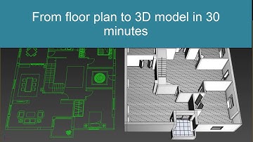 3ds Max Modeling Apartman in 30 minutes from .dwg file with exercise file