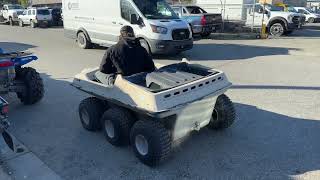 1970s-80s Attex Amphibious 6x6 6-Wheeler ATV - Alaska Snowmobile Salvage Auction