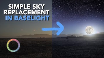 Simple Sky Replacement in Baselight