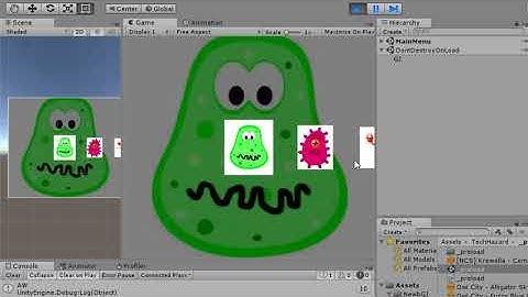 Osu! like level select. Unity3d