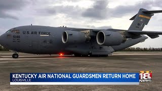 Kentucky Air National Guardsmen Return Home