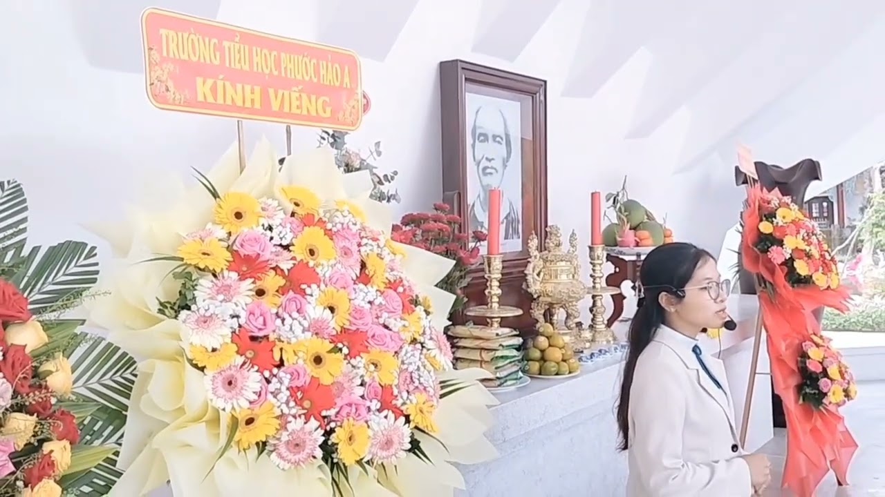  Hành trình về Khu lăng Cụ Phó bảng Nguyễn Sinh Sắc. Trường TH Phước Hảo A